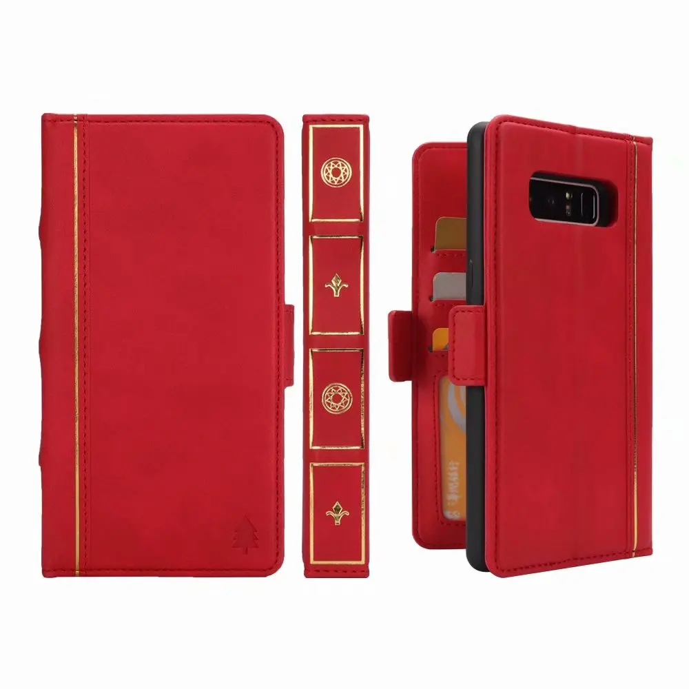 Holy Bible book Style Magnetic Phone Cover for Samsung Galaxy Note 9 Note 8 S9 Plus S8 Plus Retro PU Leather Flip Wallet Case