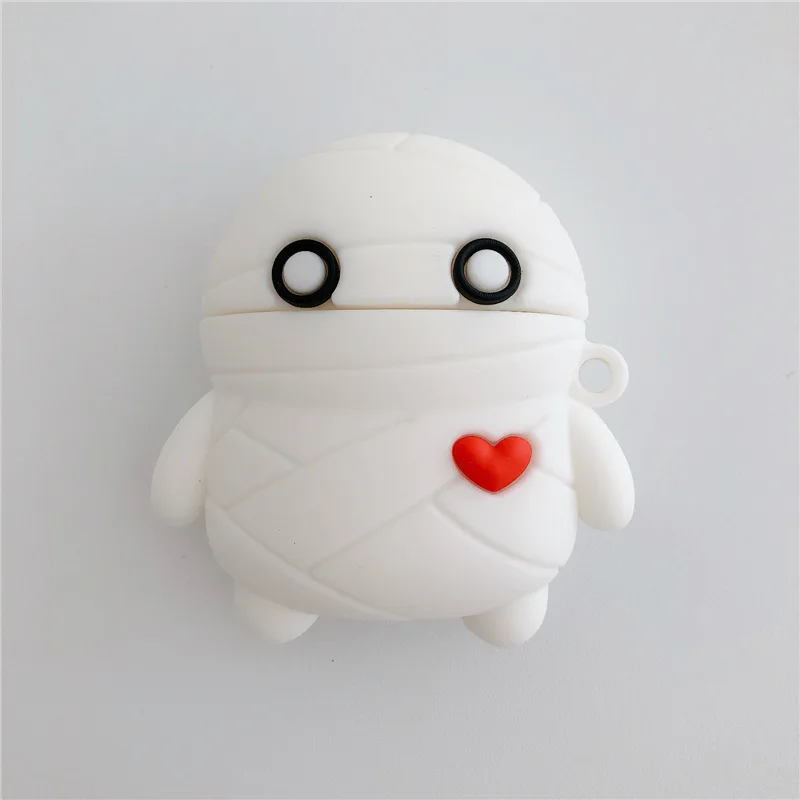 

For Airpods Case,Little Black And little White Toy Case For Airpods 1/2 Case,Soft Silicone Earphone Cover For Airpods Pro Case