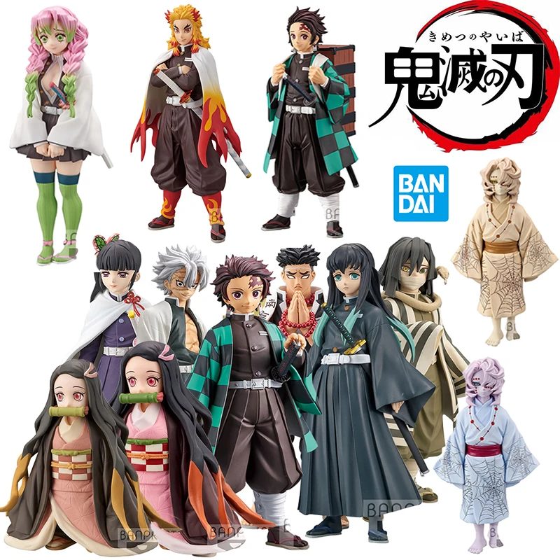 

Bandai Demon Slayer Scenery Kamado Nezuko Kamado Tanjirou Rengoku Kyoujurou Kanroji Mitsuri Anime Figure Christmas GIFT TOY