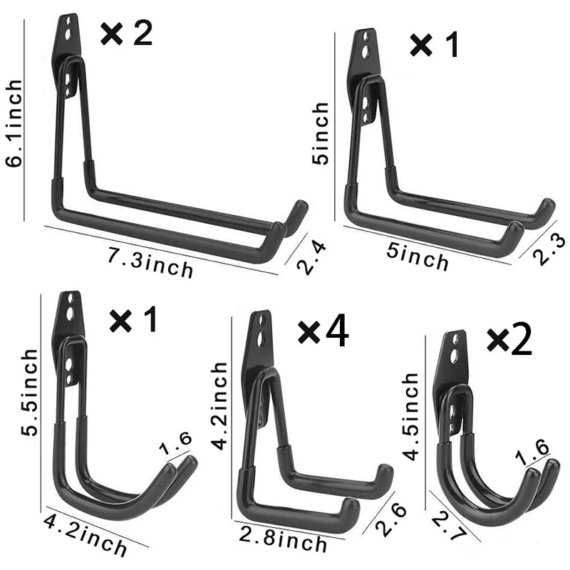Гаражные крючки для гаражного хранения настенный органайзер инструментов