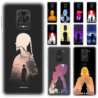 translucent matte phone case for xiaomi redmi note 10 9 8 pro 7 8t 9s 9t k40 pro 9a 9c soft cover aesthetics tokyo revengers art