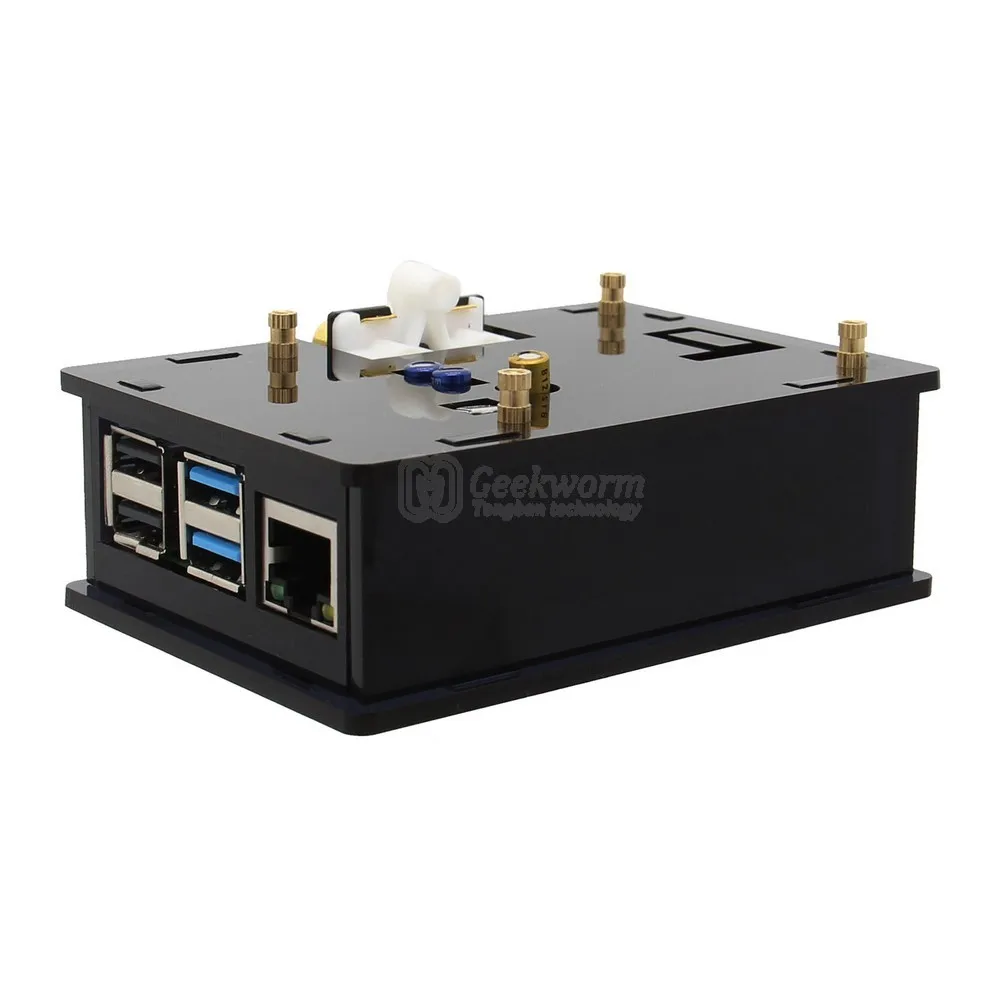Raspberry Pi 4 I2S интерфейс PiFi DIGI DAC + цифровая плата расширения HIFI акриловый чехол для