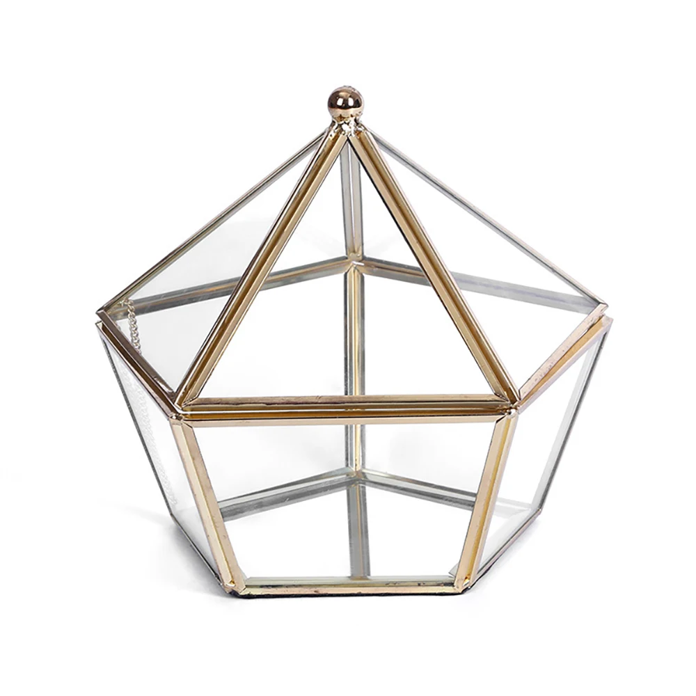 Шкатулка для ювелирных изделий в форме Пентагона персонализированный держатель