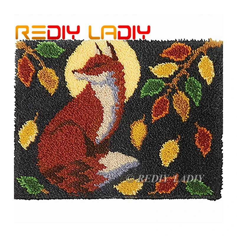 Набор крючков с защелкой сделай свой собственный коврик красной лисой для