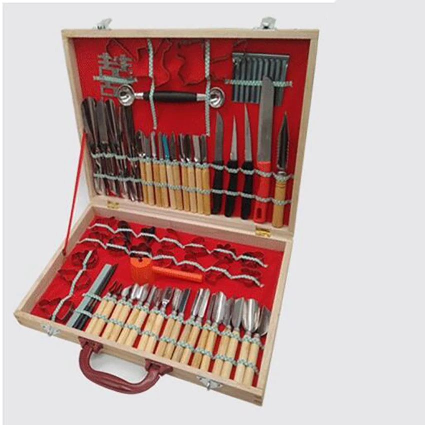 80 шт./компл. Профессиональный инструмент для резьбы по фруктам портативный набор