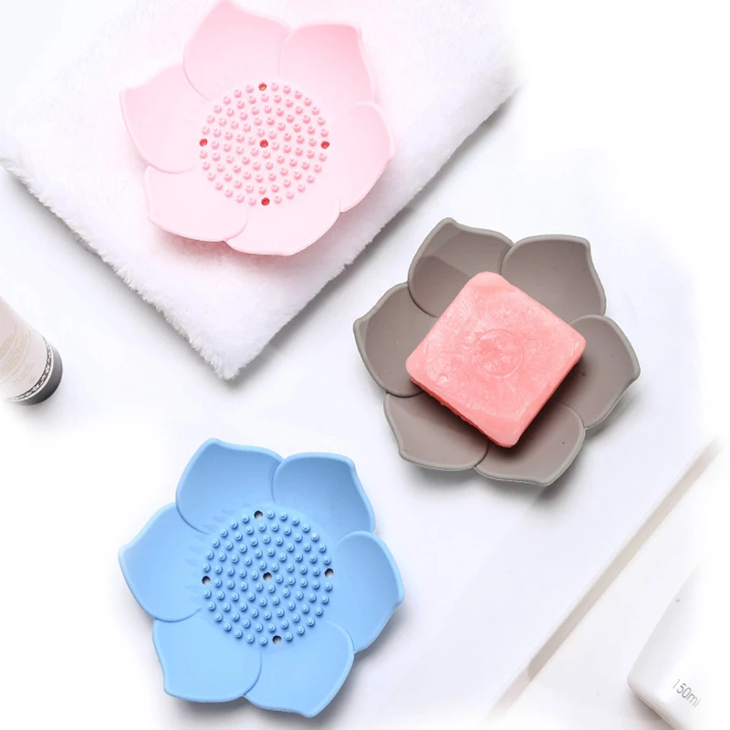 Портативная силиконовая мыльница креативный для ванной комнаты элегантный