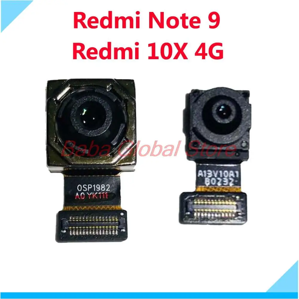 

Оригинальная передняя задняя камера для Xiaomi Redmi Note 9 10X 4G Note9 основная Основная камера Модуль гибкий смартфон запасные части