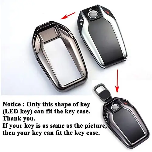 Автомобильный чехол для ключа со светодиодный ным дисплеем аксессуары BMW 5 7 серии