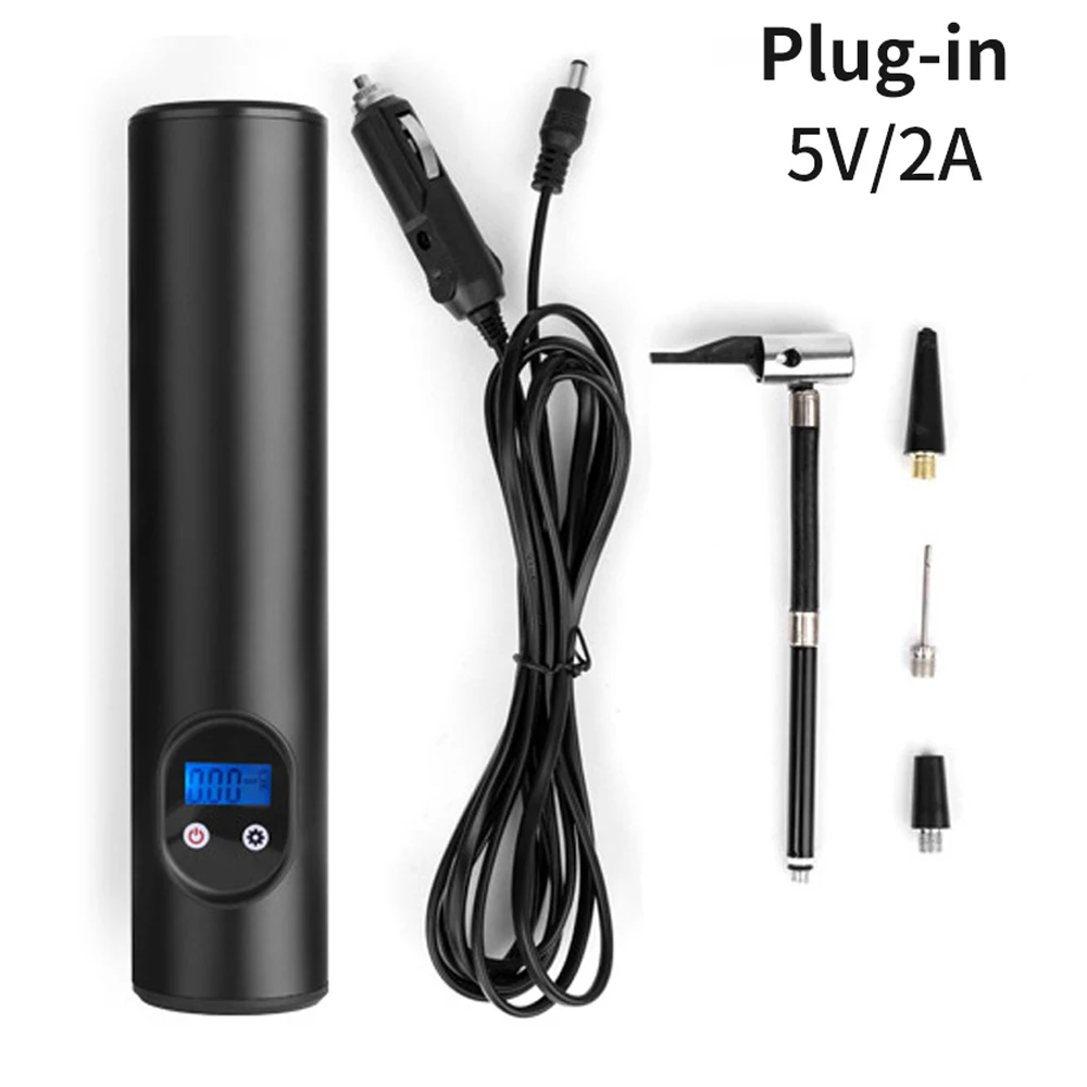 

Умный Цифровой насос подкачки Беспроводной шин авто аксессуары для велосипеда мини-насос для накачивания шин цилиндрический подключаемог...