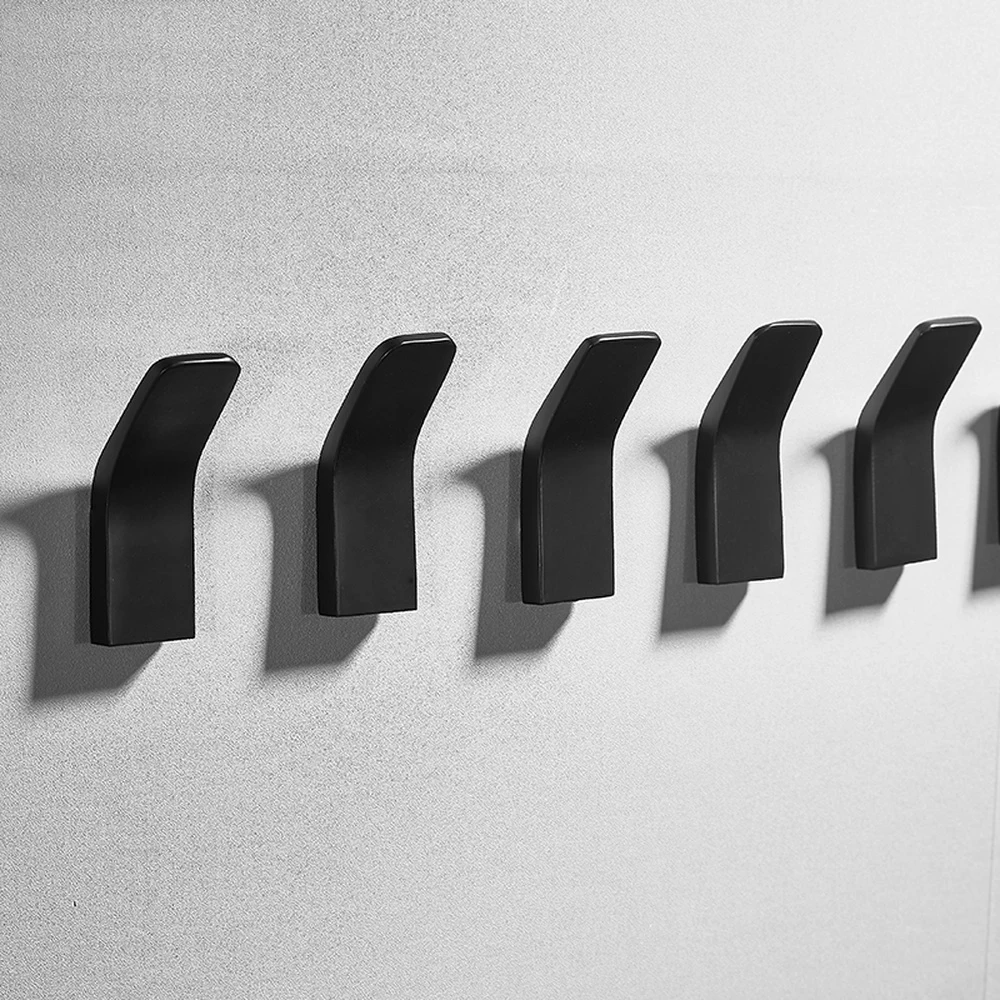Крючки для халатов черный крючок ванной комнаты настенные декоративные крючки