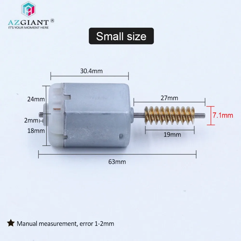 azgiant 2pcs mini car central lock block engine motor for bmw mini r50 r52 r53 r55 r56 for land rover range rover free global shipping