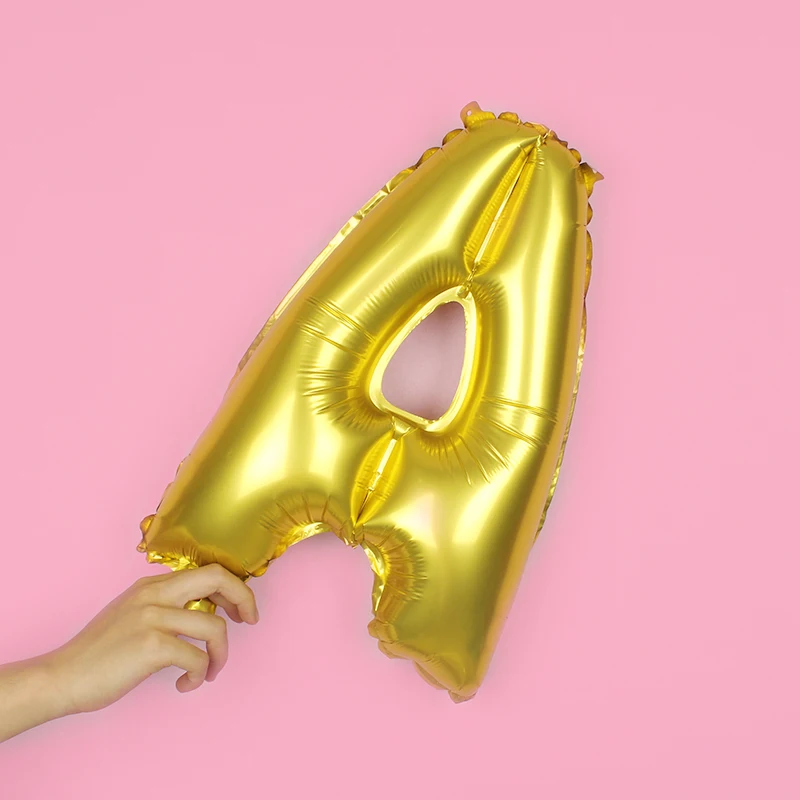 

16inch gold a-z letter alphabet foil balloons wedding event christmas halloween festival birthday party B11-34