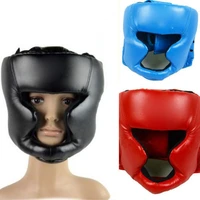 80 hot salesfaux leather boxing martial arts mma helmet head guard headgear head protection