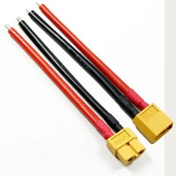 

XT60 разъем, силиконовый провод 12 AWG, 10 см