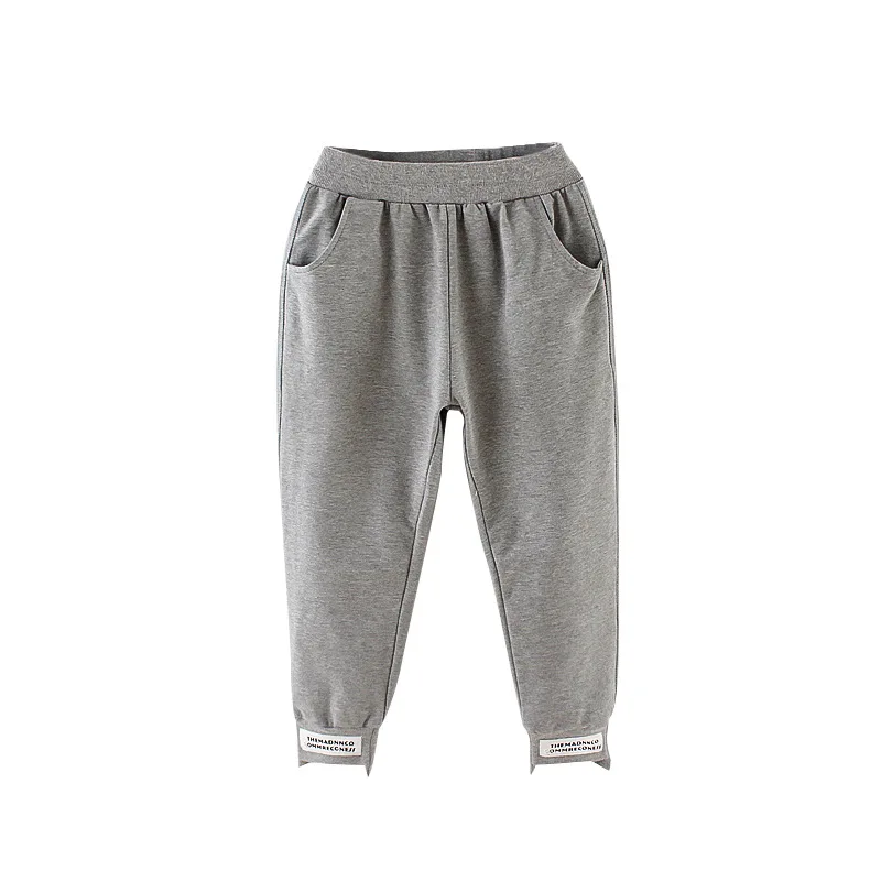 Брюки Детские с эластичным поясом повседневные свободные спортивные штаны для