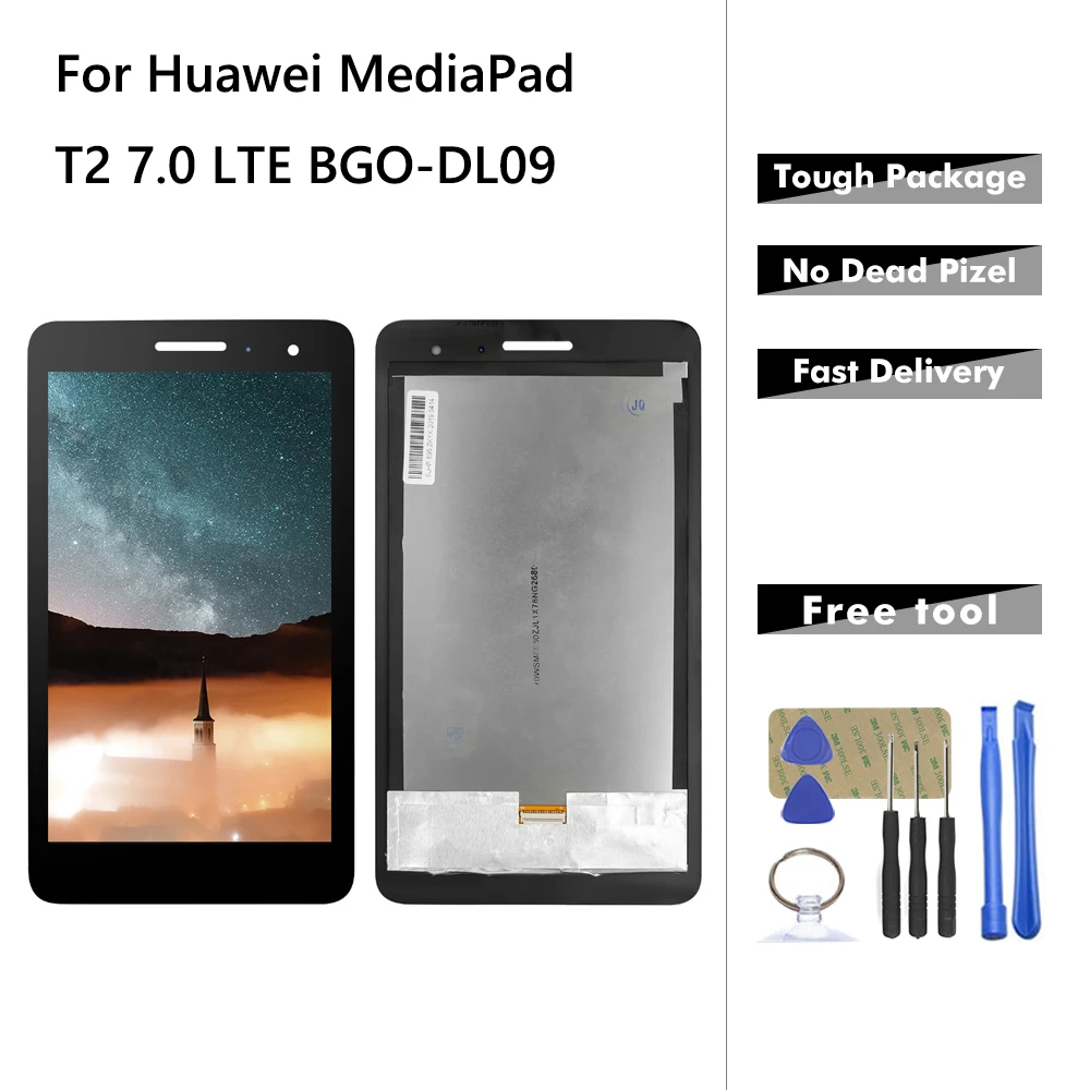 Для Huawei MediaPad T2 7 0 LTE ЖК BGO-DL09 BGO-L03 BGO-L03A ЖК-дисплей сенсорный экран сенсорная панель