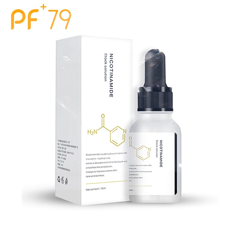 PF79 Nicotinamide Сыворотка для лица лифтинг укрепляющая регенеративная эссенция гиалуроновой кислоты усадочная пор антивозрастной увлажняющий крем