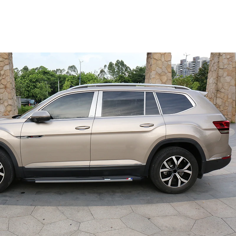 Lsrtw2017 для Volkswagen Atlas Teramont Vw окна автомобиля хром планки аксессуары для интерьера Молдинги