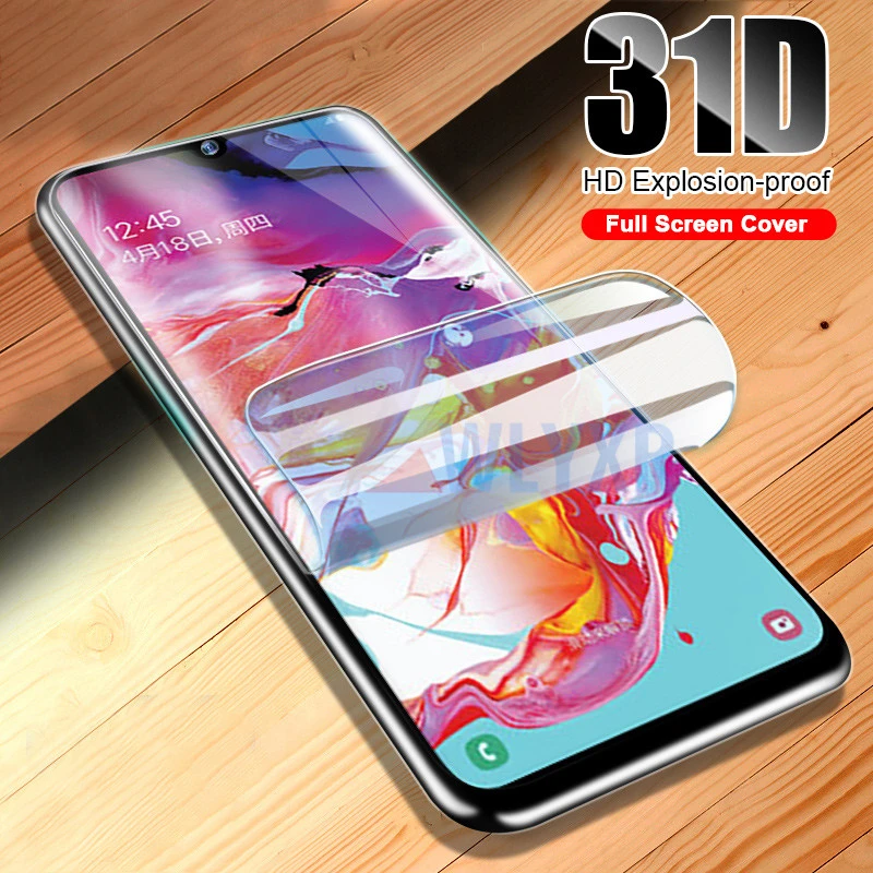 Гидрогелевая пленка 31D для Samsung Galaxy M10 M20 M30 Защитная A10 A20 A30 A40 A50 A60 A70 A80 A90 Note 9 10