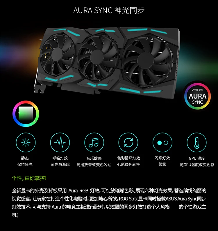 Asus ROG STRIX-RTX2080S-O8G-GAMING супер Тьюринг архитектура настольная игра видеокарта GDDR6 поддержка 4 выхода экрана