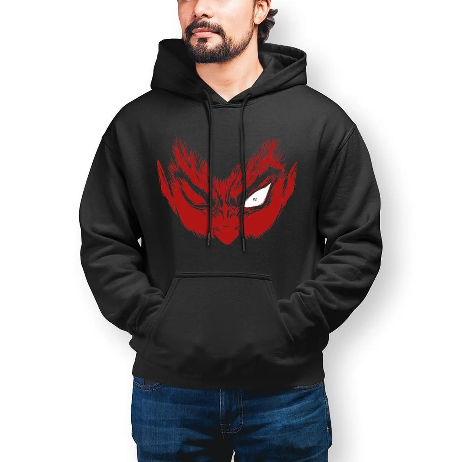 

Berserk Horror Hoodie Manga Sacrifice Anime Fashion Over Size Cotton Hoodies Mens Winter Streetwear Pullover Hoodie