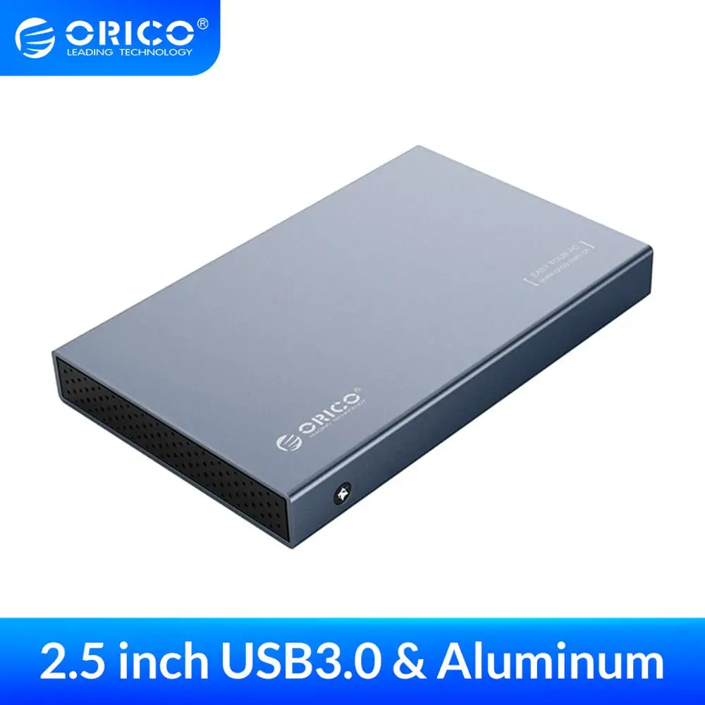 Алюминиевый корпус для жесткого диска ORICO USB3.0 до SATA3.0 5 Гбит/с 2 дюйма поддержка 7 мм