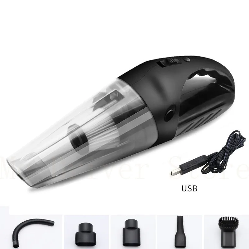 Car Vacuum Cleaner Wireless Handheld High Suction For Auto Home Wet Dry dual-use Cyclone Filter 12 V Mini Aspirador USB charging |
