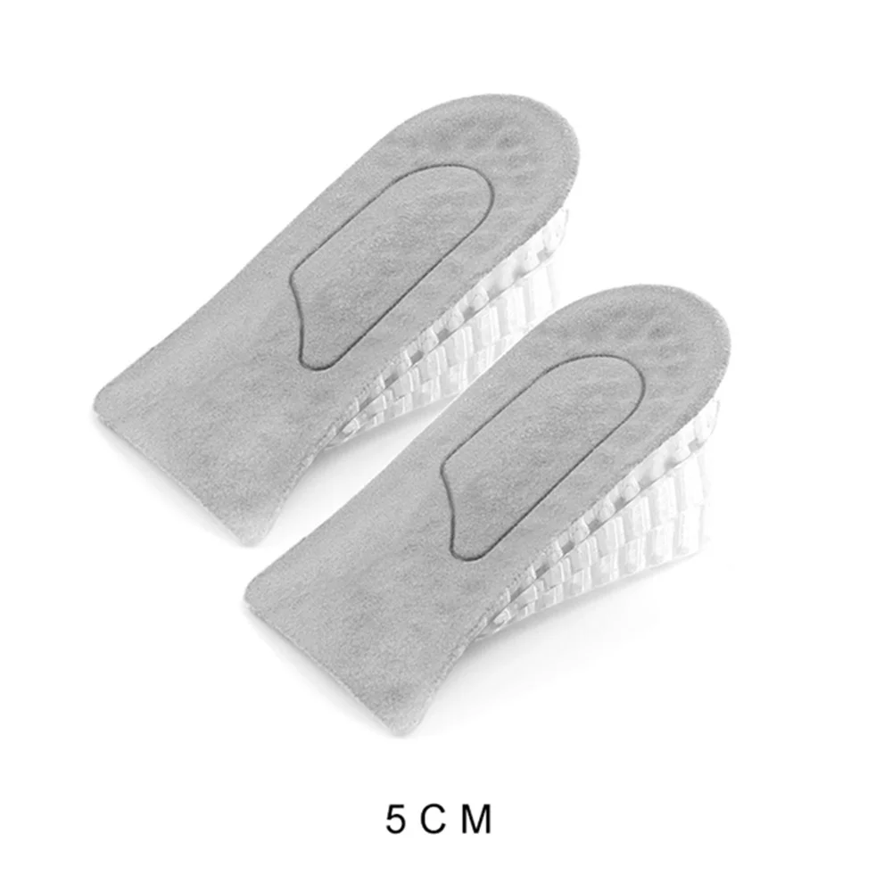 

2-5cm Invisible Height Increase Insole Unisex Breathable Half Insole Heighten Heel Insert Sports Shoes Pad Cushion 1 Pair