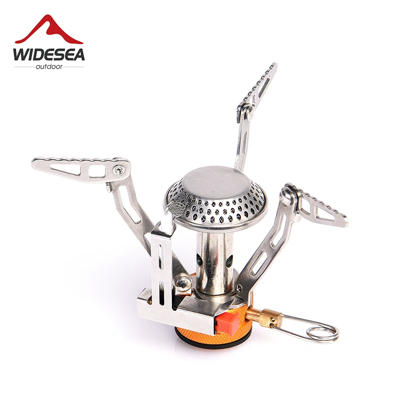 

Widesea Camping One-piece Gas Stove Heater Tourist Burner Foldable Outdoor Picnic Kitchen Equipment Supplies Survival Furnace