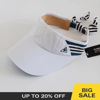 golf cap empty top hat womens cap bowknot visors cap 4 colour 2021