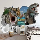 Пользовательские фото обои современные 3D стерео стены динозавра Детская комната фон настенная креативное искусство Papel де Parede Fresco