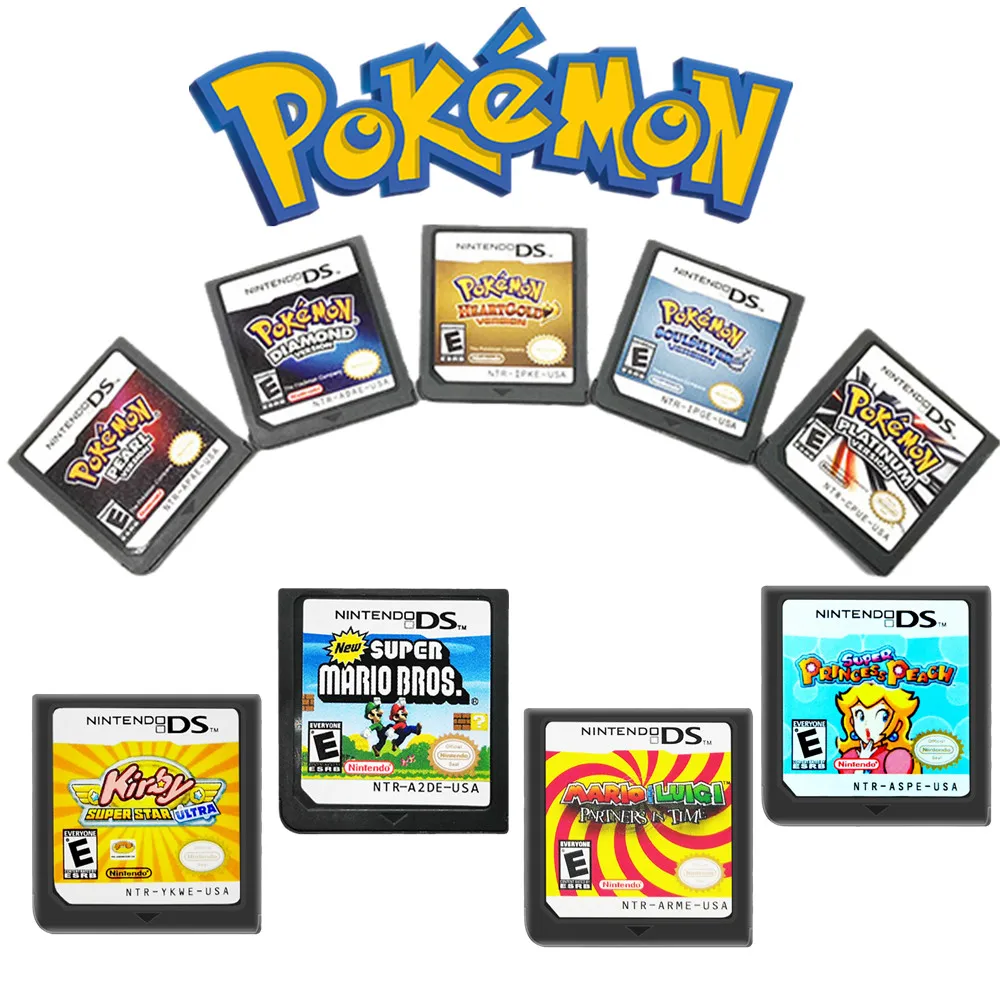 Картридж игровой для DS 3DS картридж с алмазным сердечником жемчугом платиной