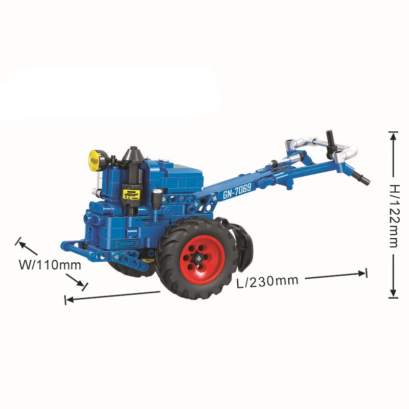 7069 248 шт серии Technic ходьба трактор Buidling блоки Набор Сделай Сам Кирпичи игрушки для