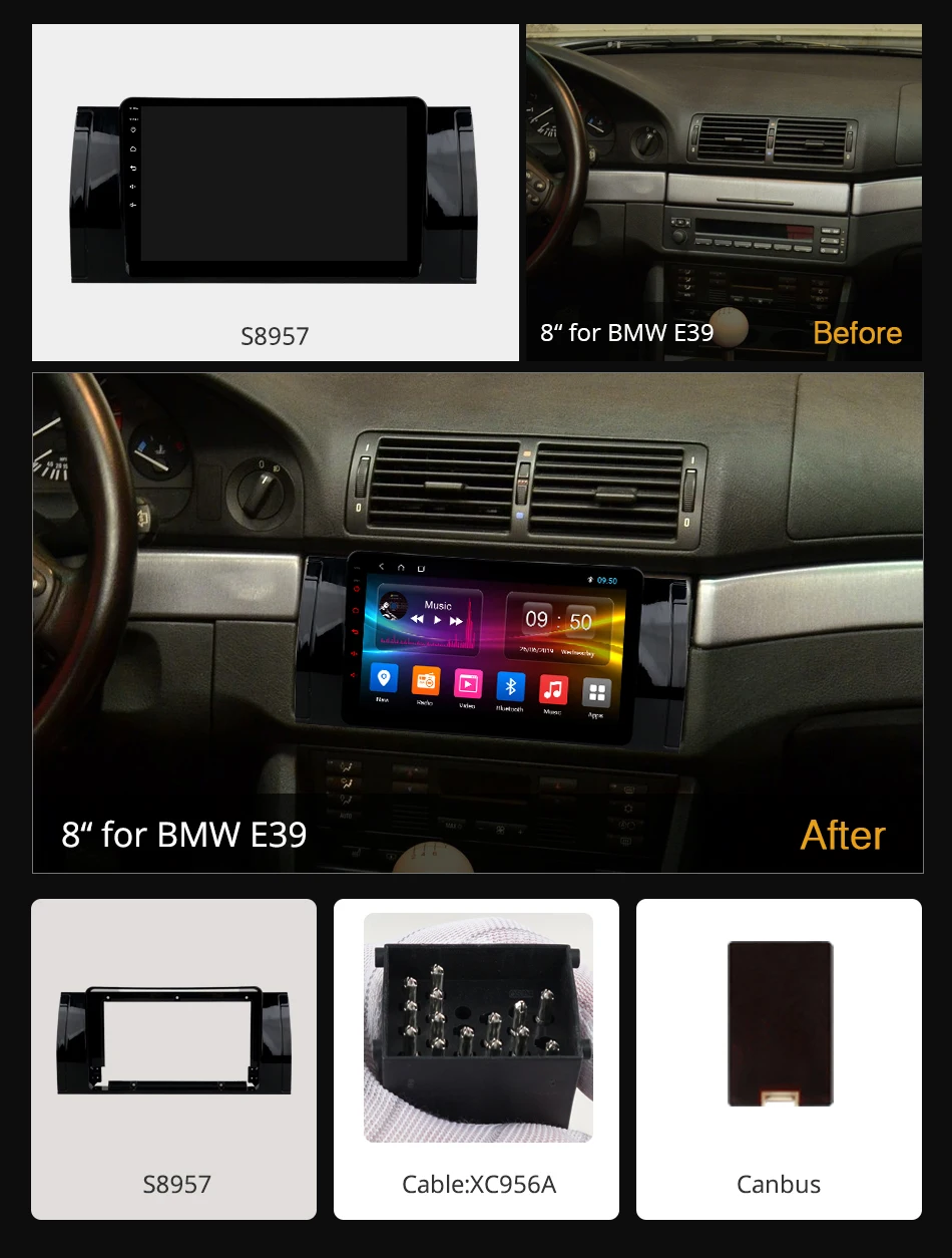 Ownice Восьмиядерный Android 9 0 360 панорама DSP 4G LTE SPDIF K3 K5 K6 автомобильный dvd-плеер для bmw E39