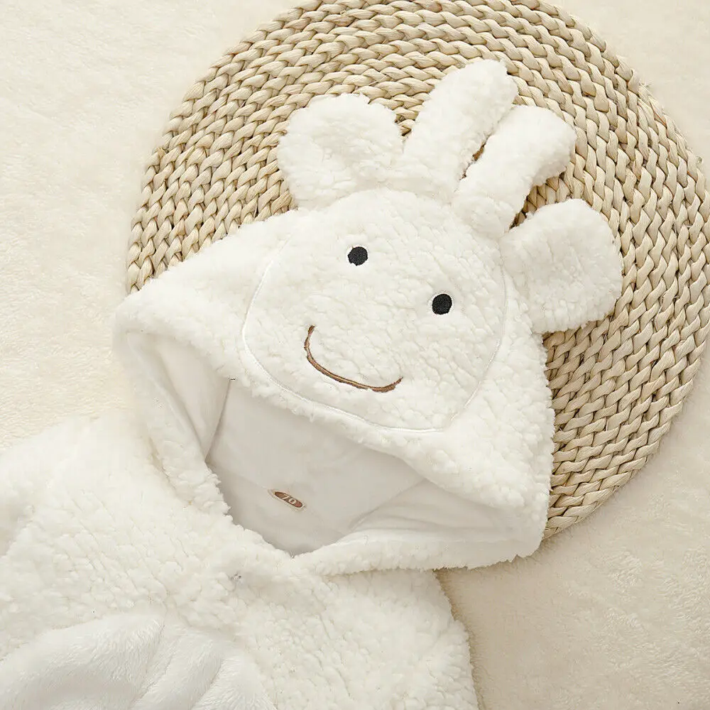 2019 г. Осенне-зимняя одежда для малышей Милая из овечьей шерсти новорожденных