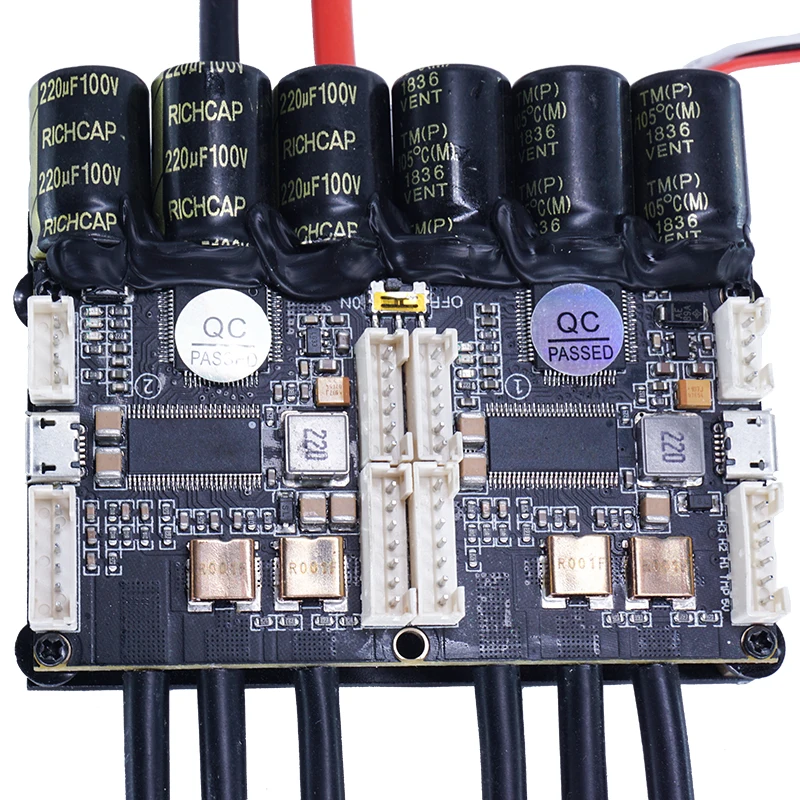 бесщеточный esc dual fsesc4 20 100a на основе vesc