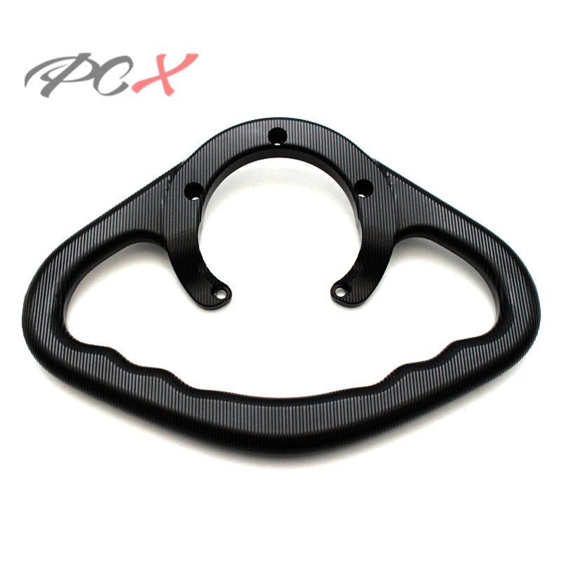 Alconstar- Motorcycle Passenger Handgrips Hand Grip Tank Grab Bar Handles Armrest For Suzuki GSXR 750 2004 - 2013 2005 2006 2007 |