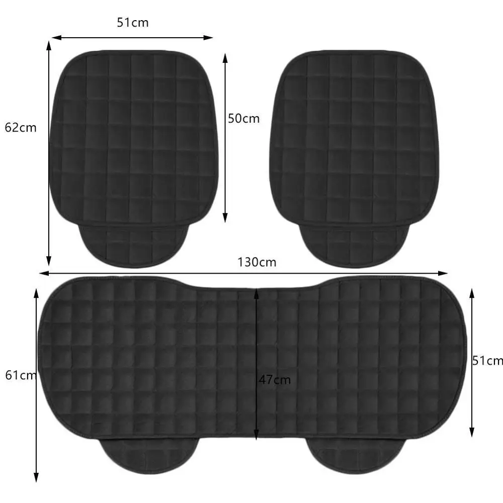 

Car Seat Covers Front/Rear/ Full Set Choose Car Seat Cushion Seat Pad Protector Car Accessories Anti-slip Universal