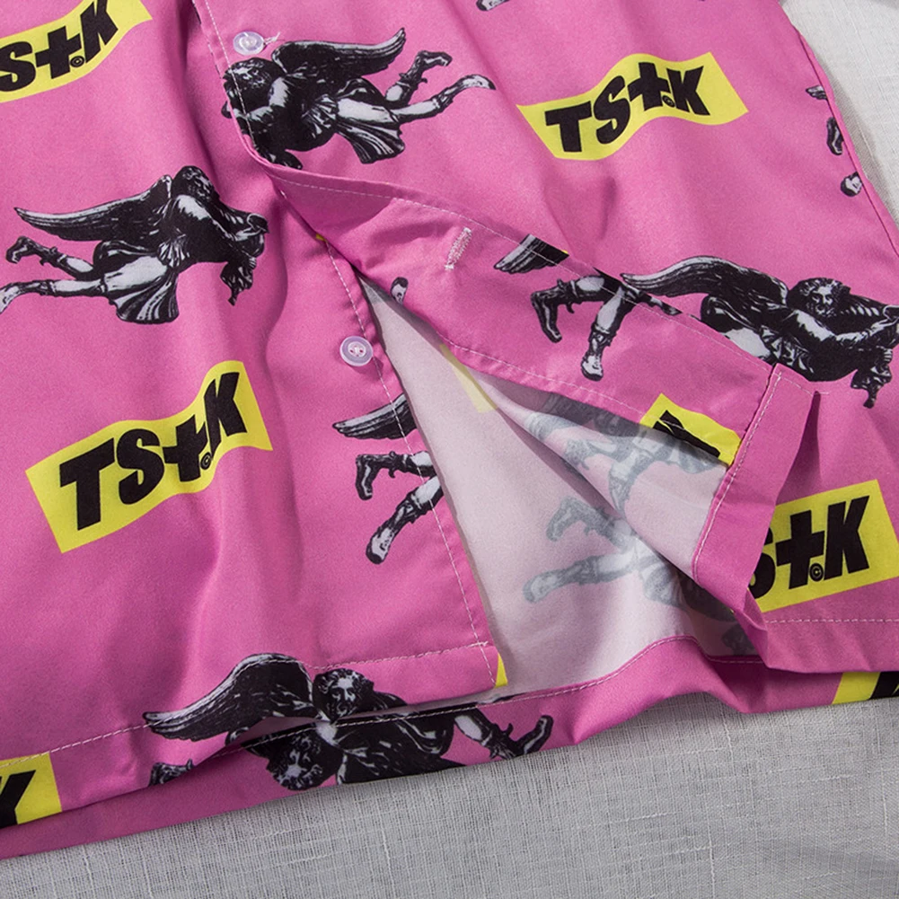 2019 Мужская рубашка с принтом высококачественная одежда мужские Гавайские летние