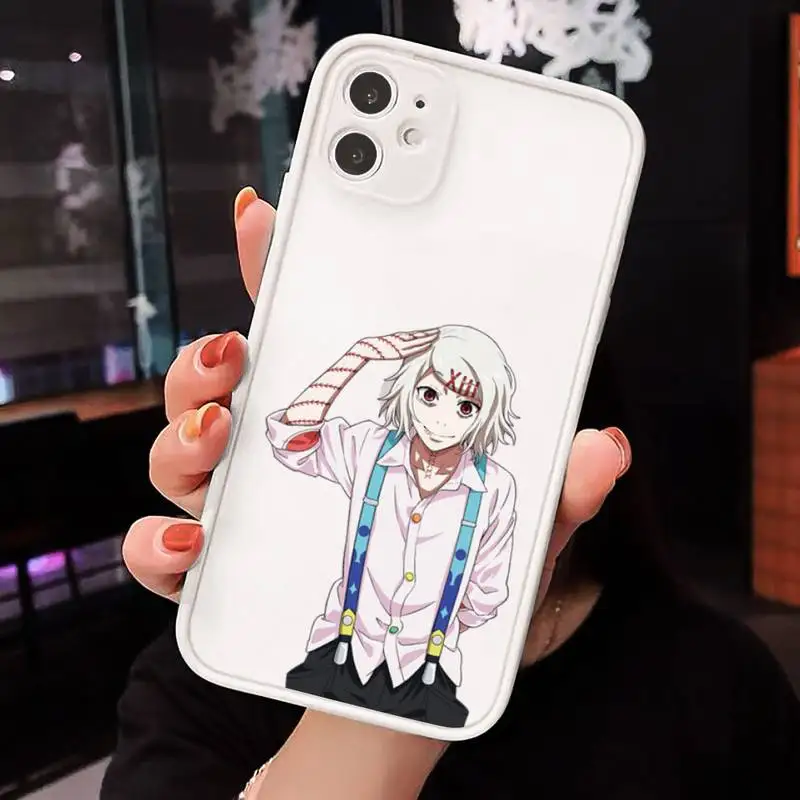 

Tokyo Ghoul JUZO SUZUYA Phone Cases matte transparent For iphone 7 8 11 12 plus mini x xs xr pro max cover