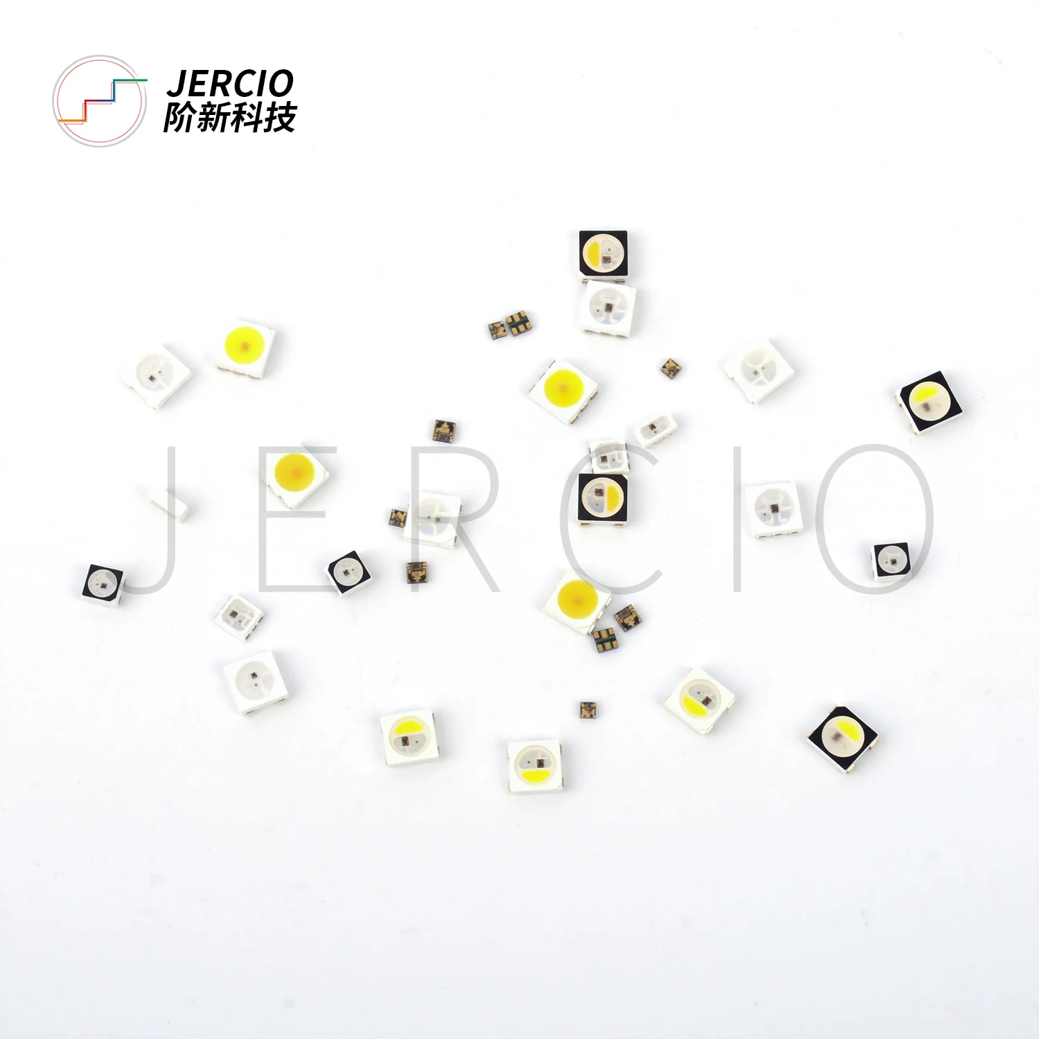 Jercio 10 ~ 1000 шт. XT1511 RGB (аналог с WS2812b или SK6812) 5050 DC 5V белый/черный уход за кожей лица