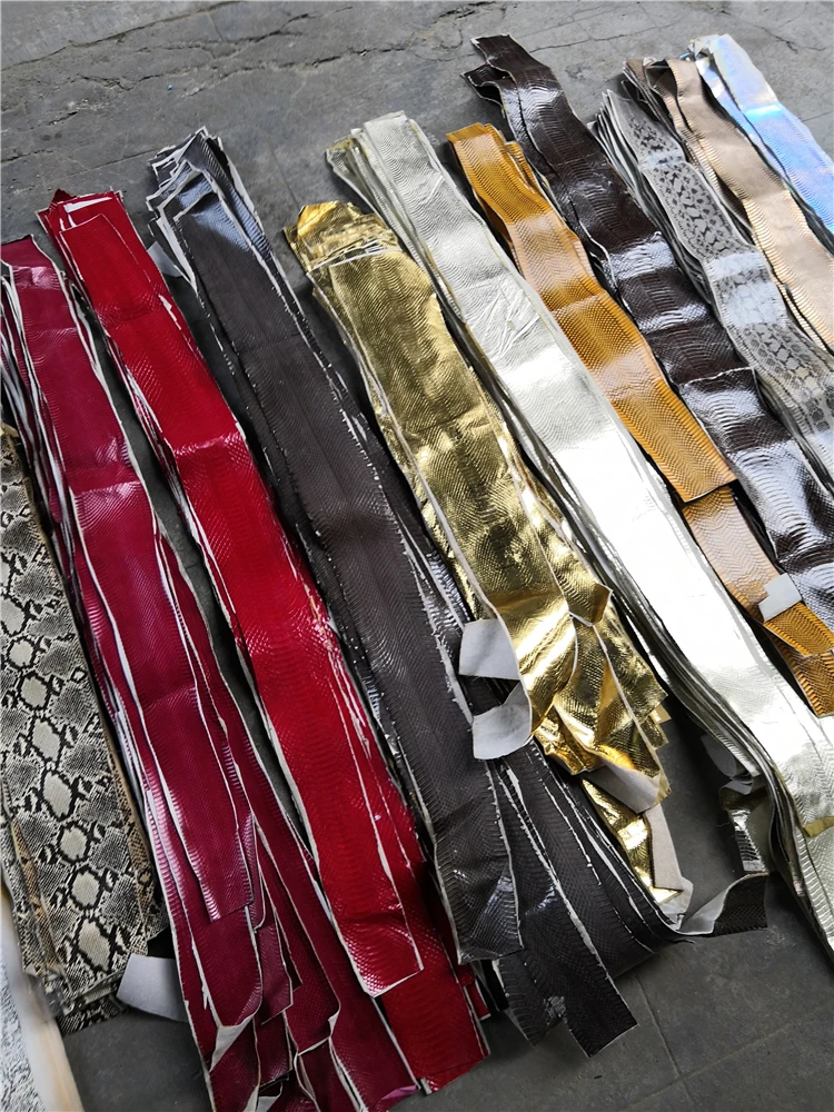 Сделай сам 14 цветов натуральная змеиная кожа ткань с инструментами ручной работы