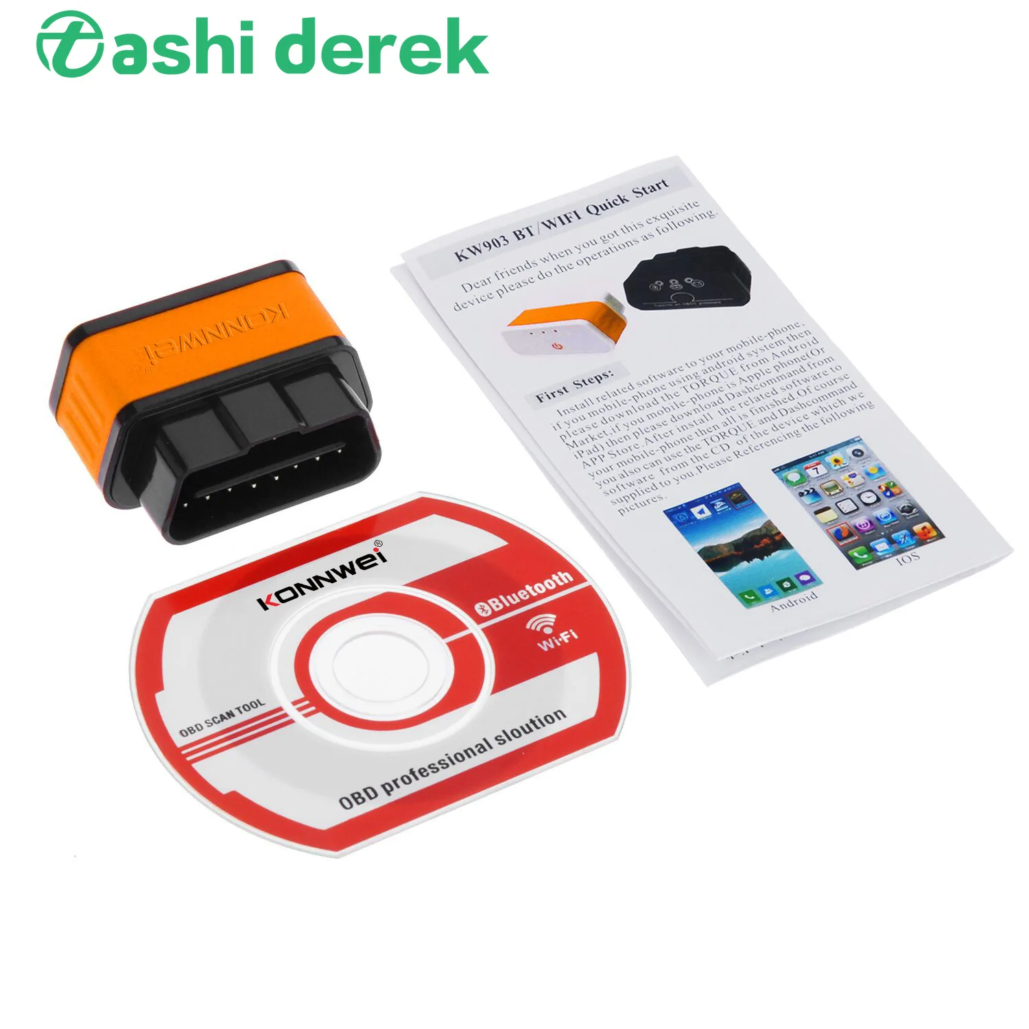 KONNWEI KW903 ELM327 WIFI IOS Apple Android инструмент для диагностики ошибок автомобиля ELM327E датчик