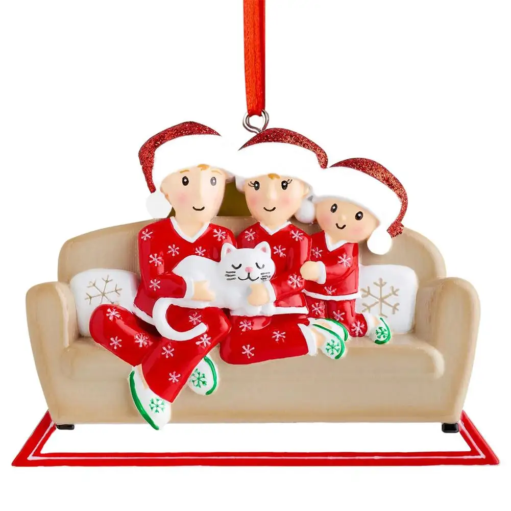 

Украшения для новогодней елки, «сделай сам», имя и благословение, отец, мать, дети, украшения, семейный набор для лестниц, дверей, комнат, сада