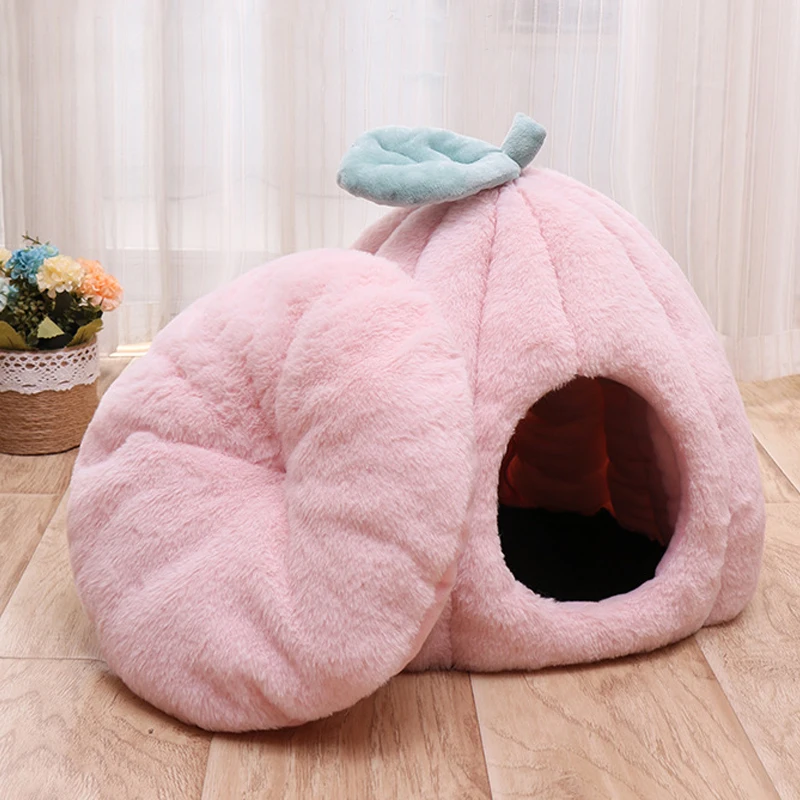 Складная и съемная кровать для кошек самонагревающийся домик домашних собак с