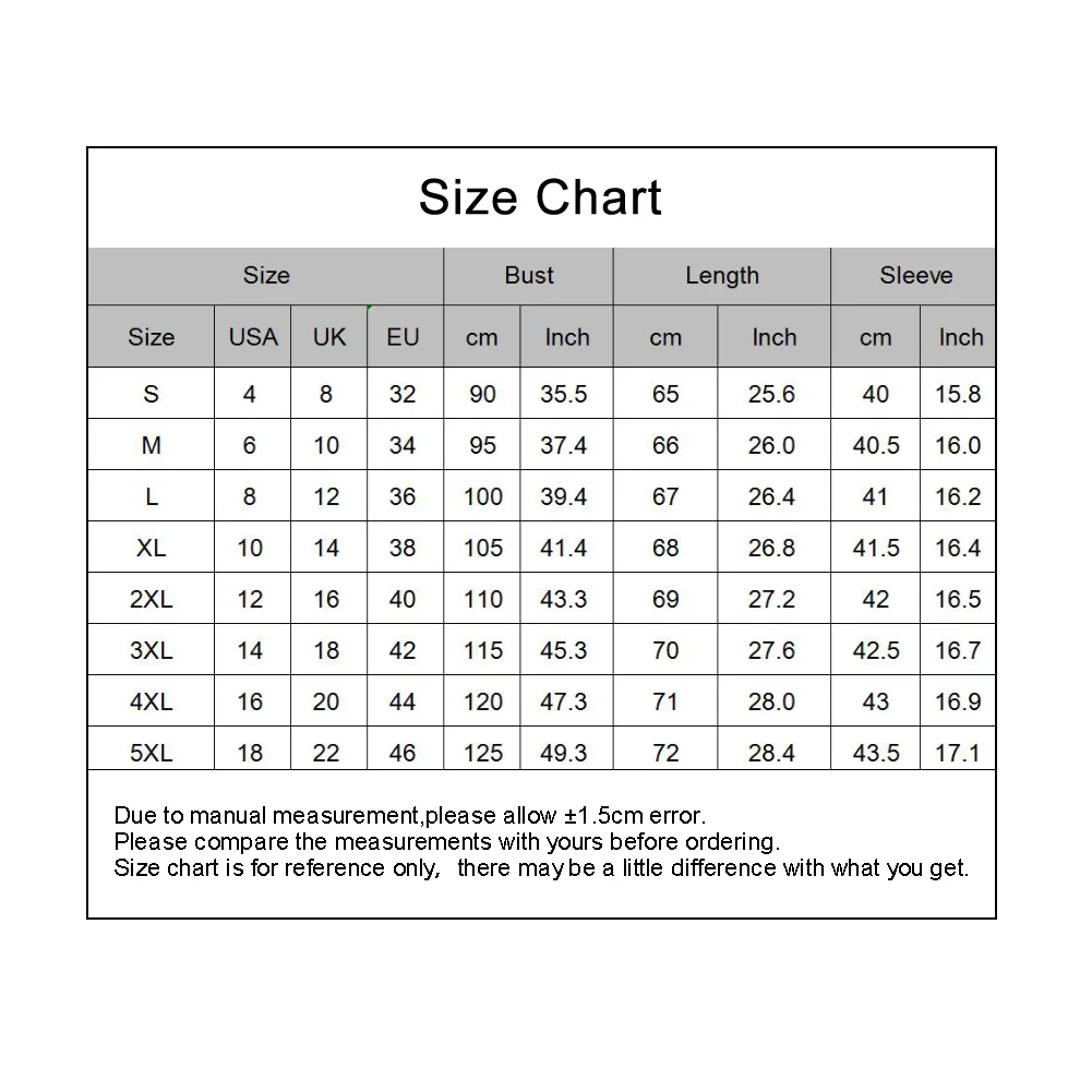 

Plus Size Fashion Women Digital Printed 3/4 Sleeve Round Neck Blouse Shirt Top