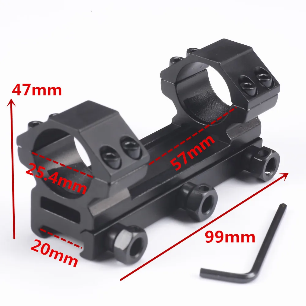 

Red Dot Scope Accessories New 25.4mm Sight Fixture Siamese Bracket Universal Universal Tube Clip Laser Clip