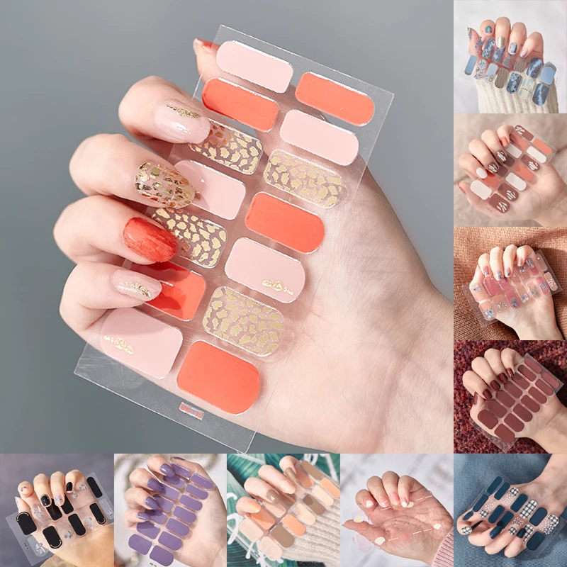 14 насадок/набор наклейки для ногтей | Красота и здоровье