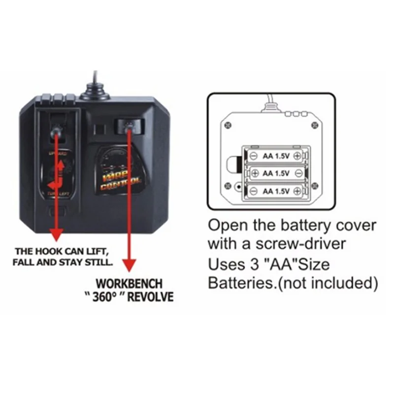 Пульт дистанционного управления имитационный кран строительные игрушки