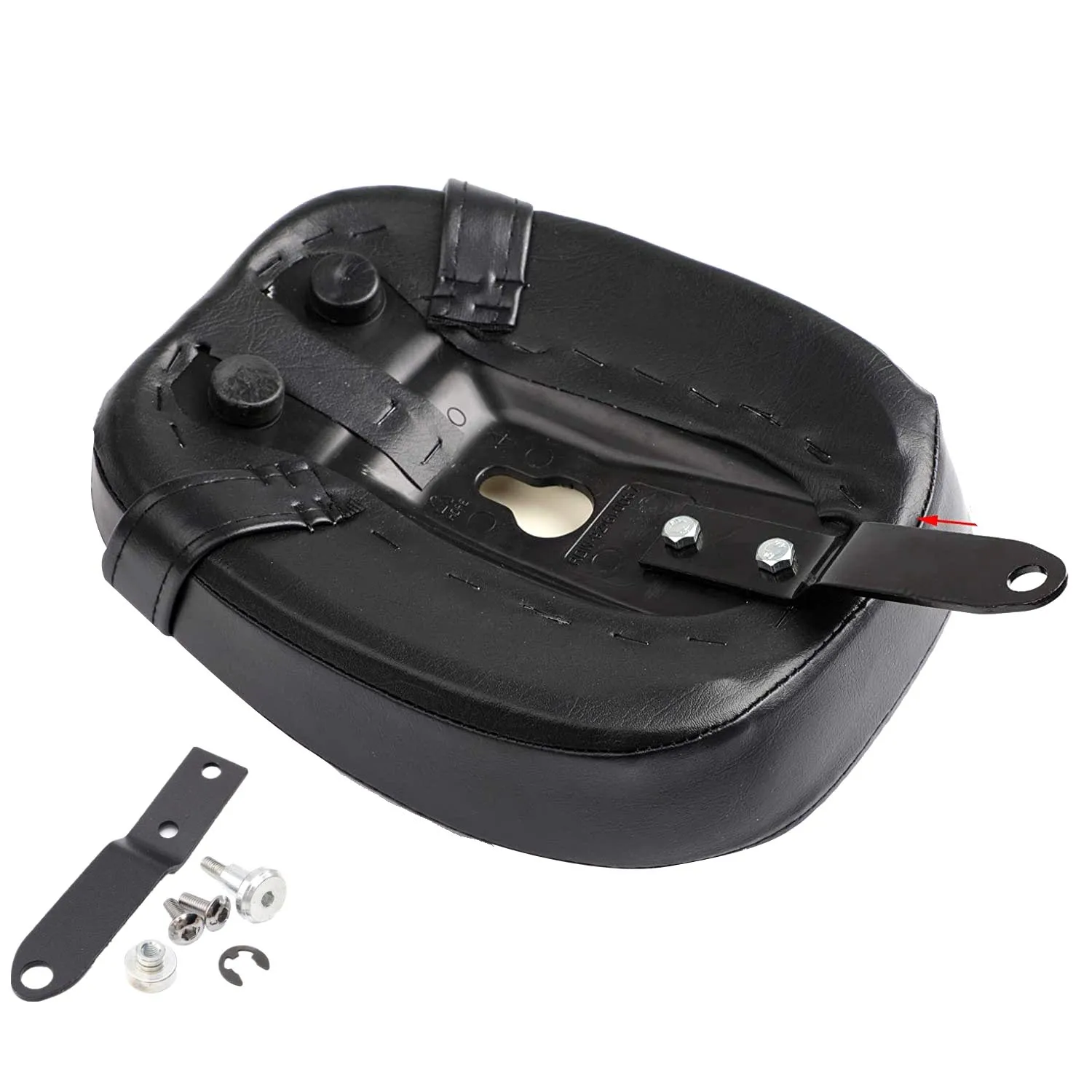 

Motorcycle Rear Passenger Pillion Pad Seat for 2010-2016 Sportster XL1200 883 72 48 Accessories